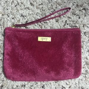 Ipsy Red Fury Makeup/Cosmetic Bag